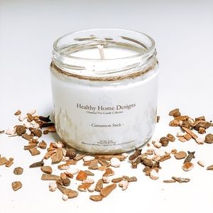 Chemical Free Cinnamon Stick Candle